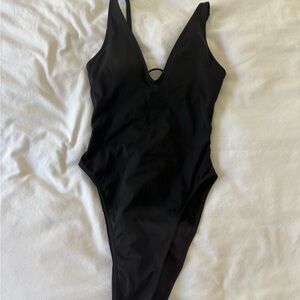 TA3 Black One-Piece Swimsuit